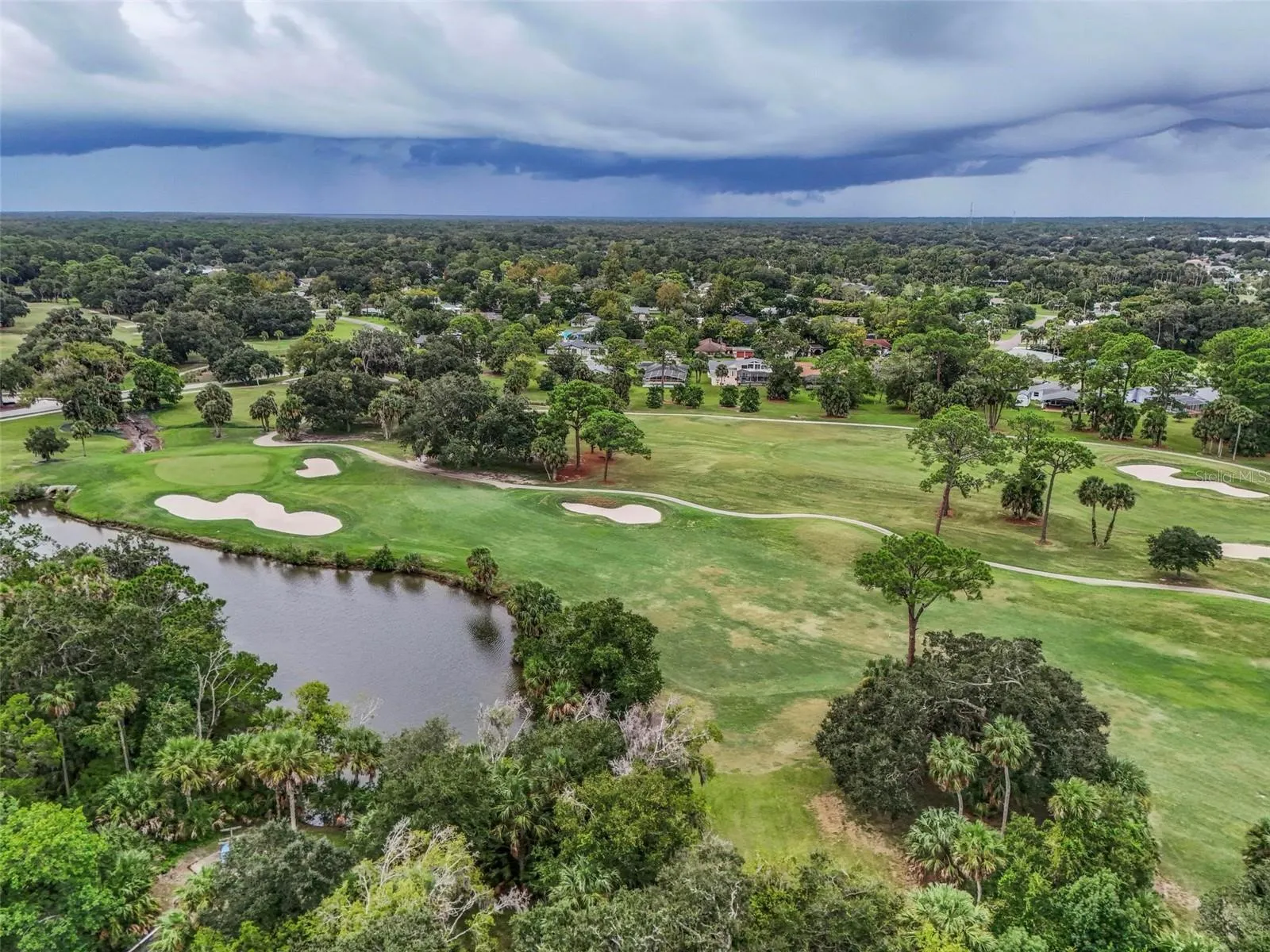 View to golf course
