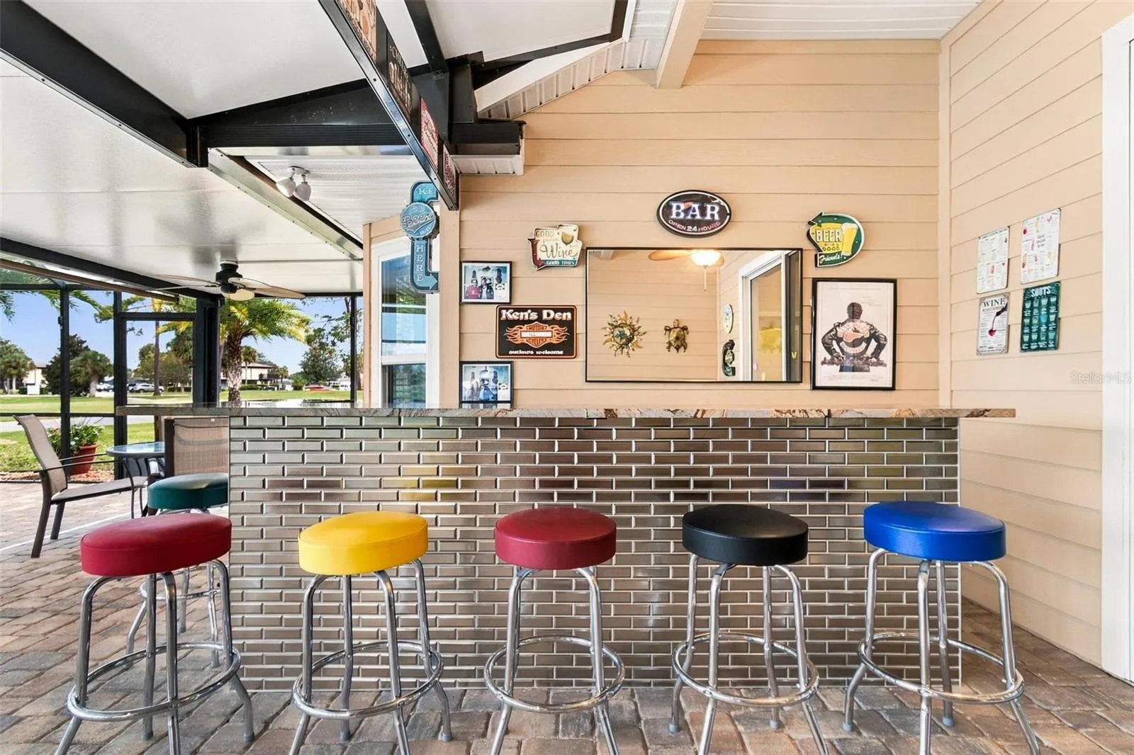 Bar area