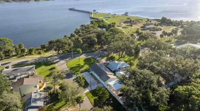Aerial view of property