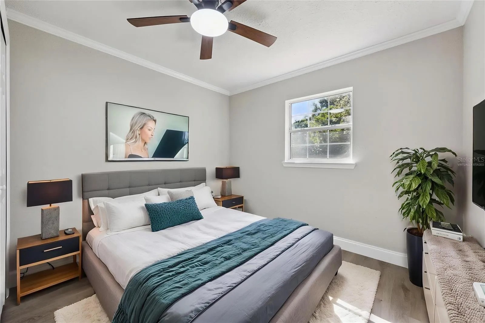 Virtually Staged - Guest bedroom