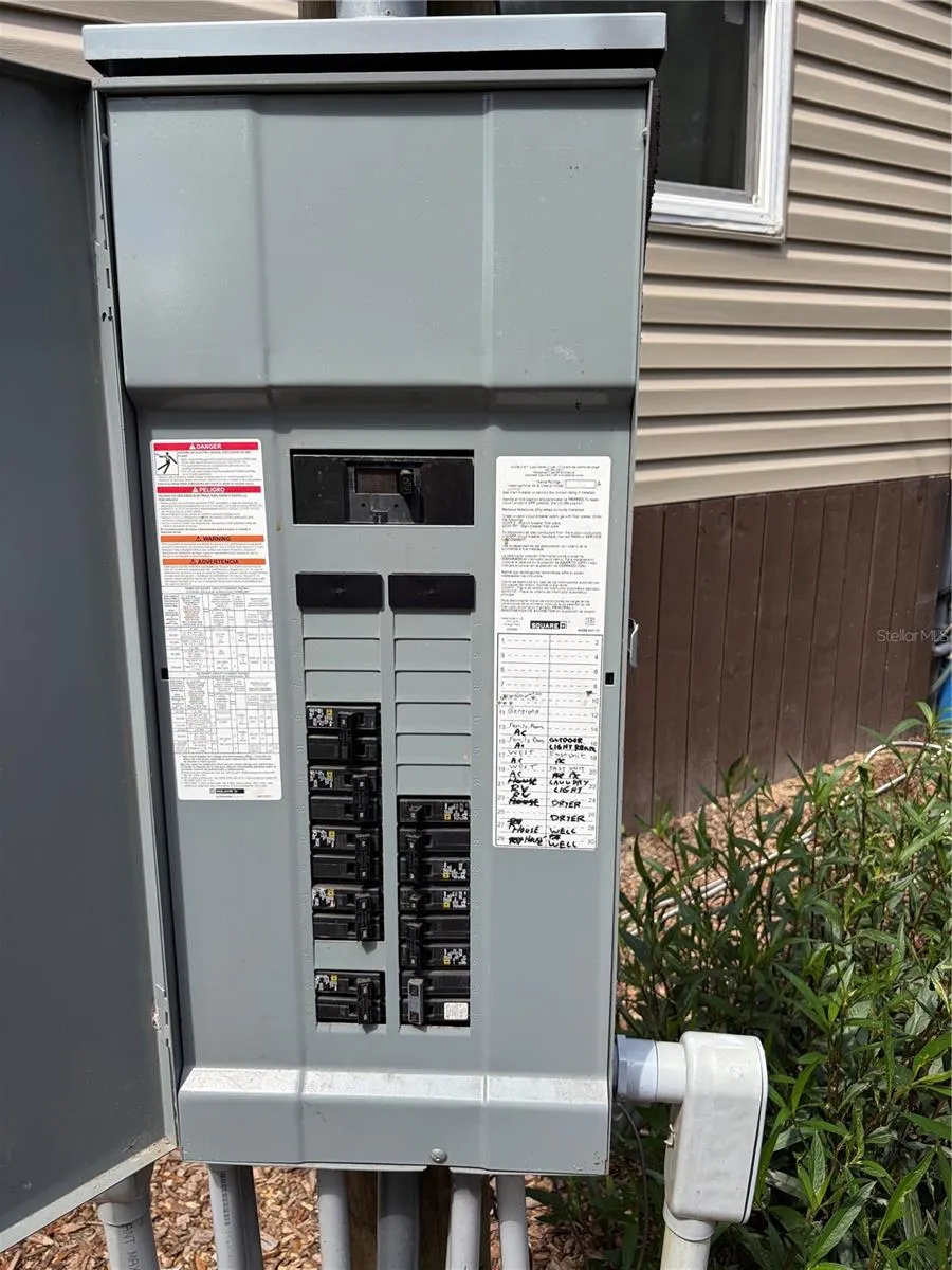 outside 200 amp electric panel