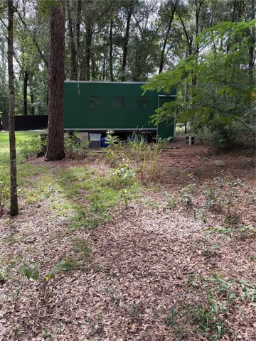 steel 18 x 12 storage stays with property.  Could be made into a tiny home