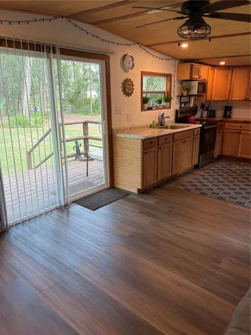 entering kitchen