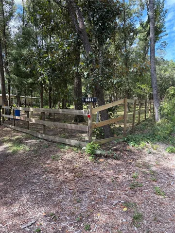 near front gated entrance