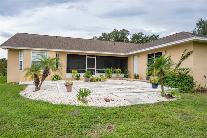 Rear patio