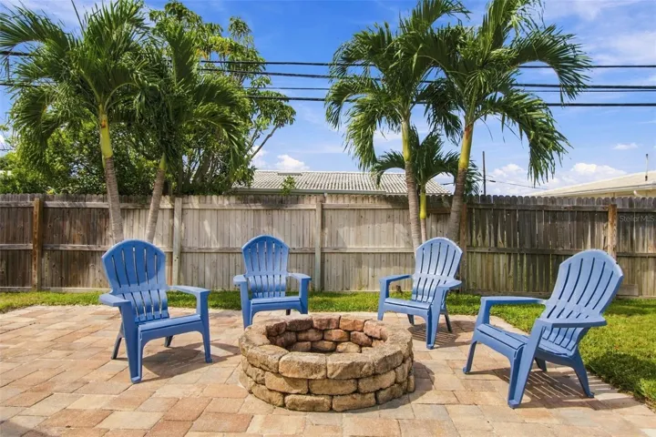 Fire pit for those chilly winter days!