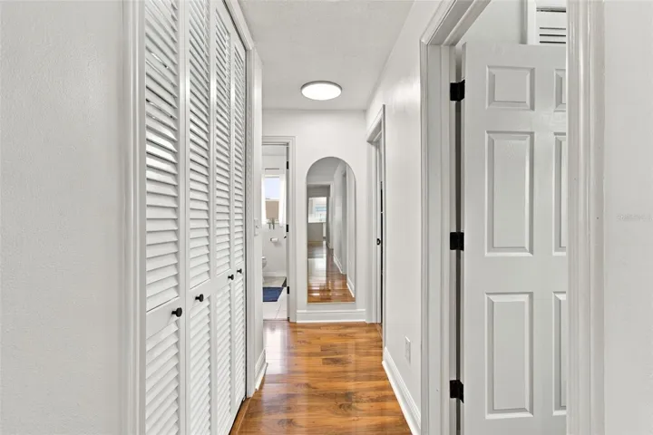 Hallway to Guest bath and bedrooms