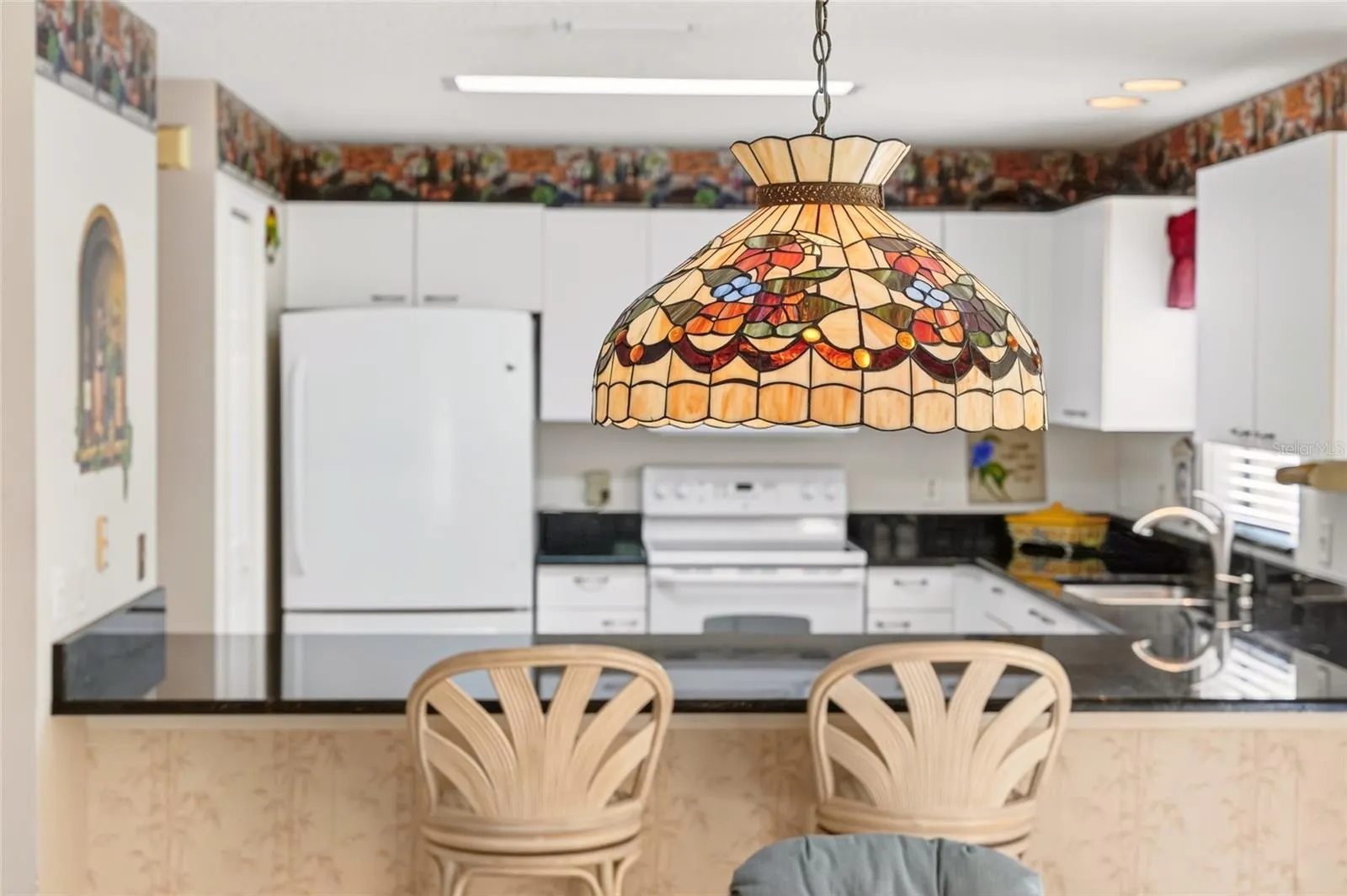 View into the kitchen