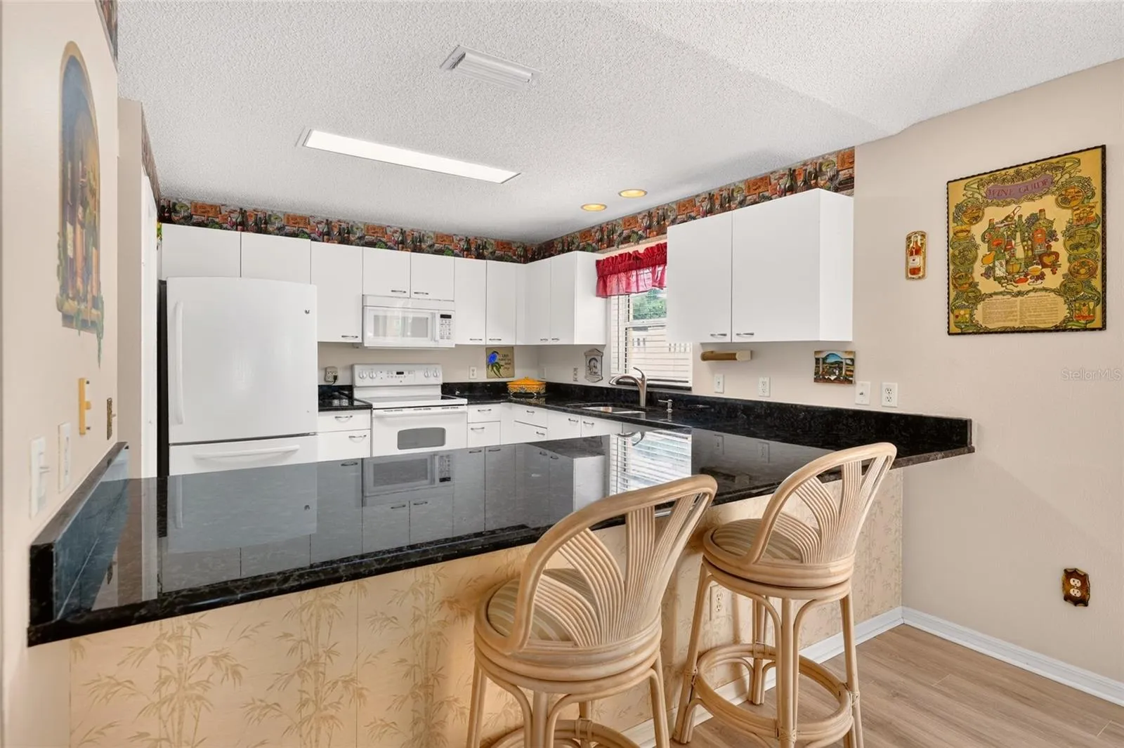 View into the kitchen