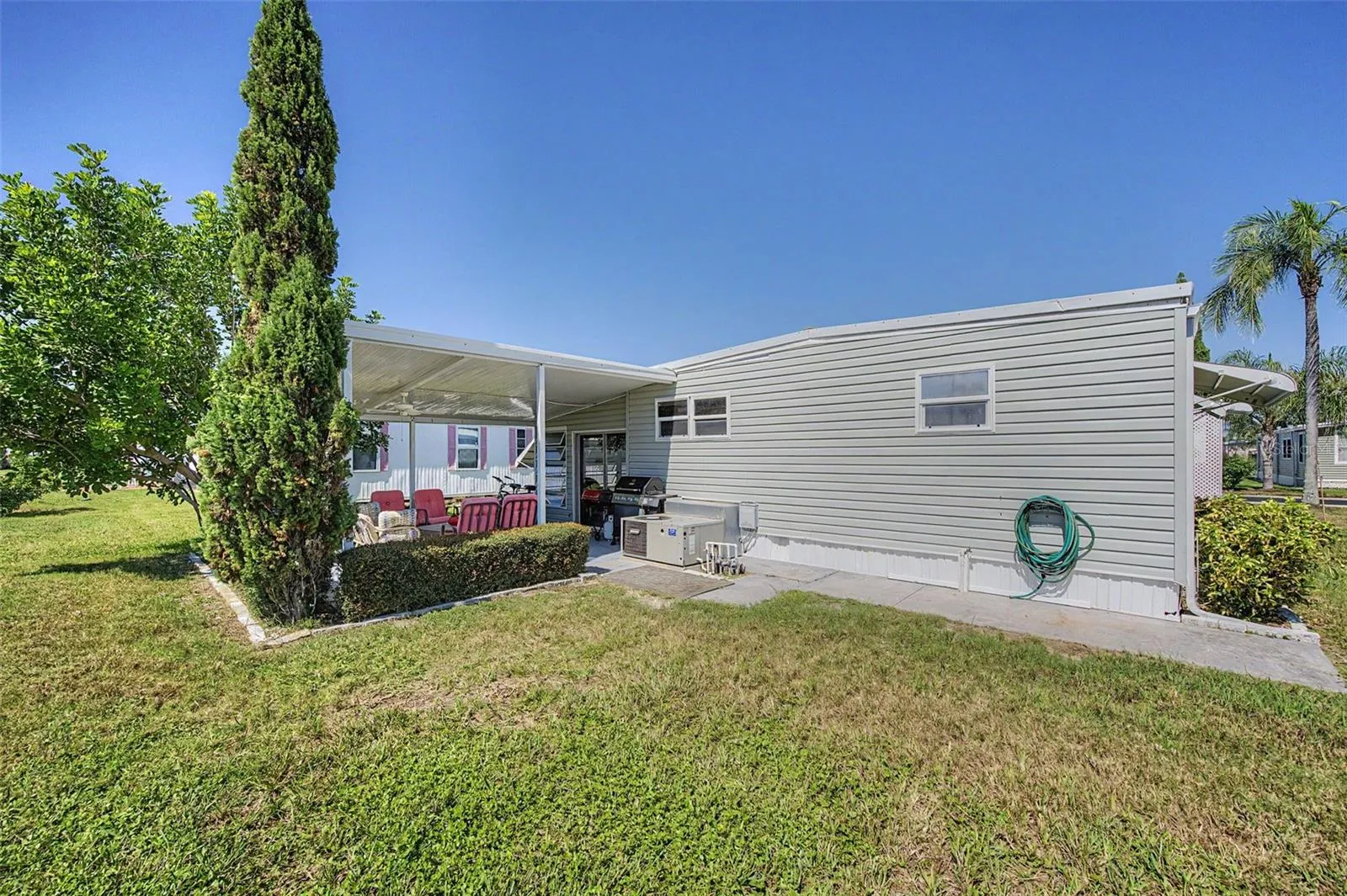 with a fabulous back yard