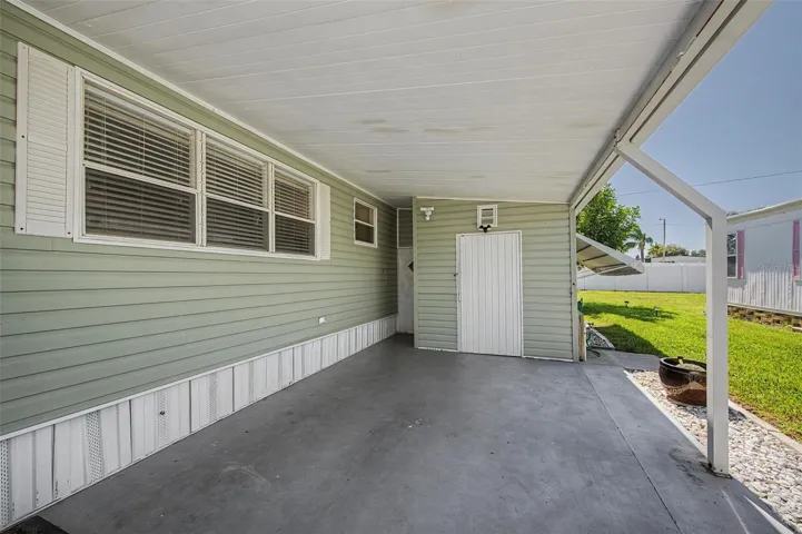 widened carport