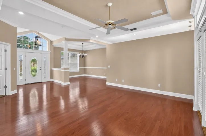 Family Room and Dining Room View