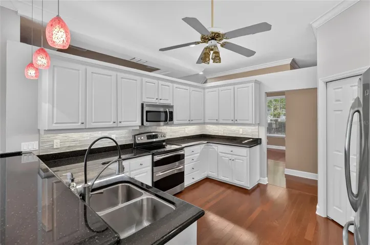 Kitchen with Granite Countertops
