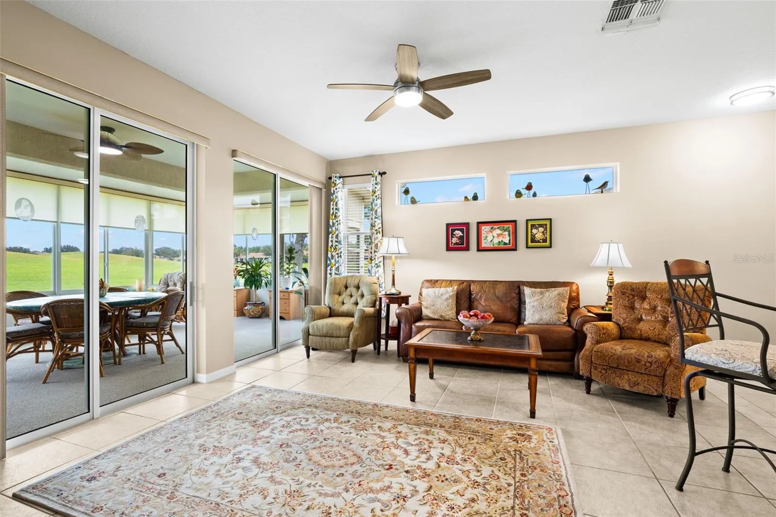 Living Room and Florida Room
