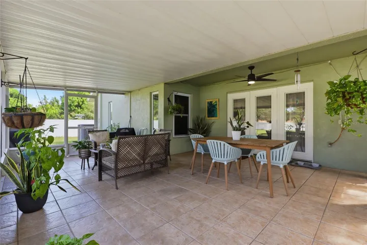 Covered lanai