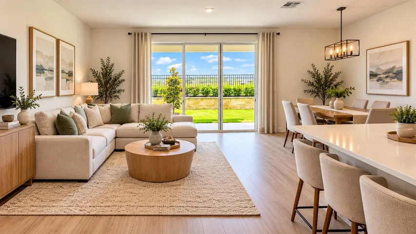 Staged Living Room