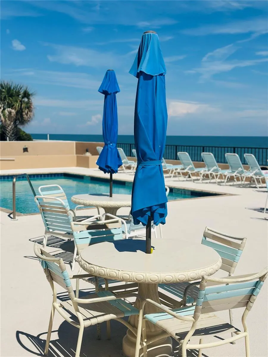 Pool view and ocean