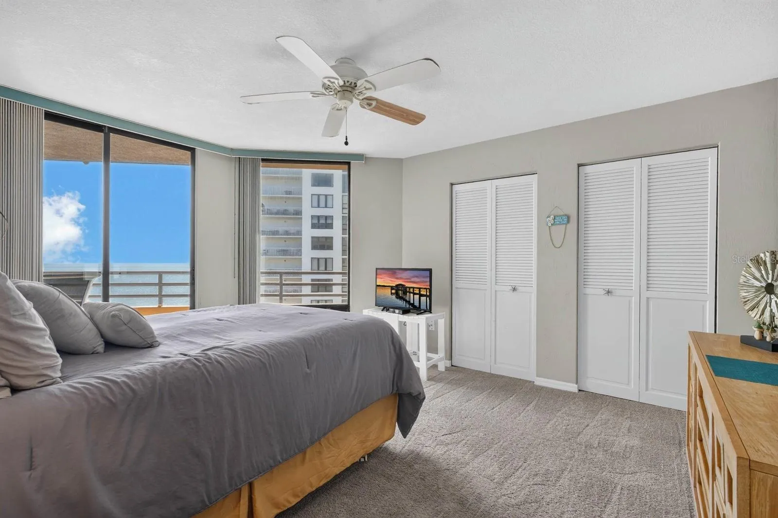 Bedroom with view of Halifax River