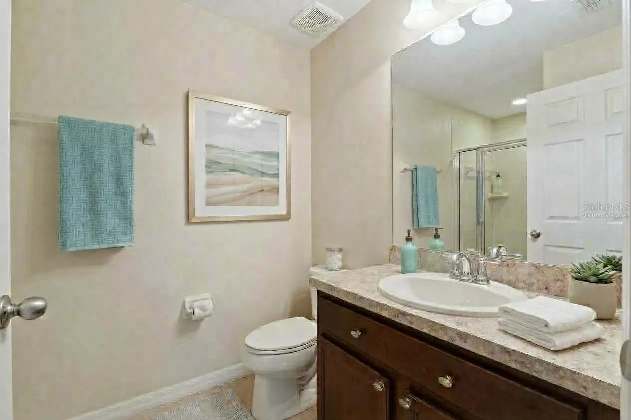 Virtually Staged Third Ensuite Bathroom