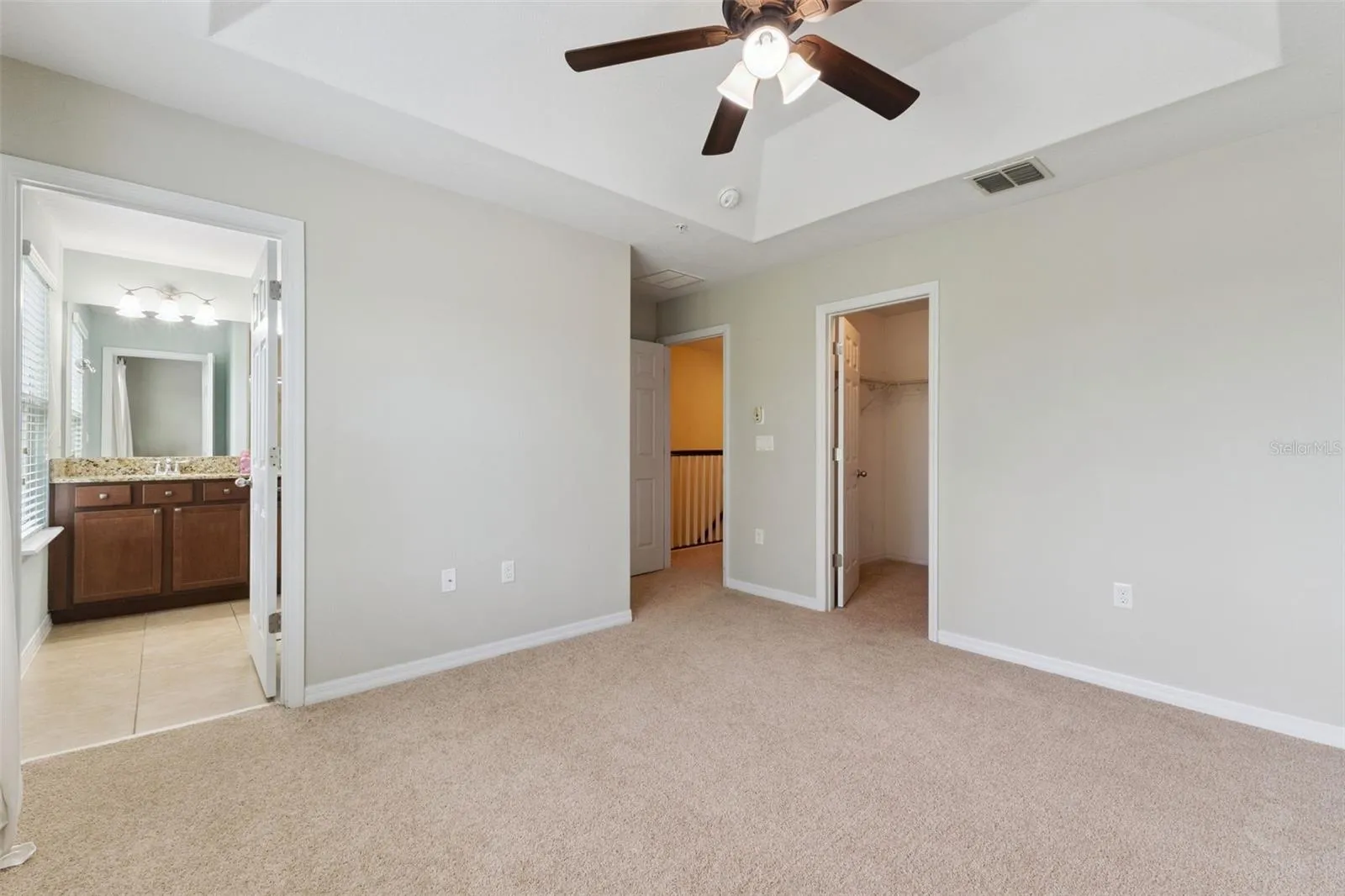 Primary Bedroom to Primary Bath and Walk-in Closet