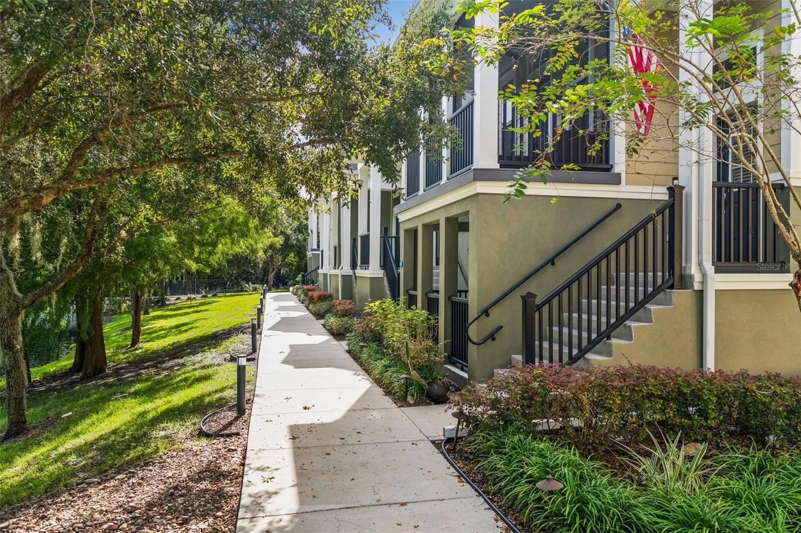 View of the Front Sidewalk to Home