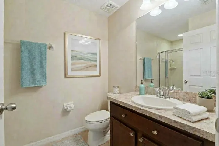 Virtually Staged Third Ensuite Bathroom