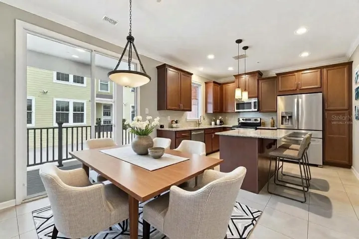 Virtually Staged Dining Room