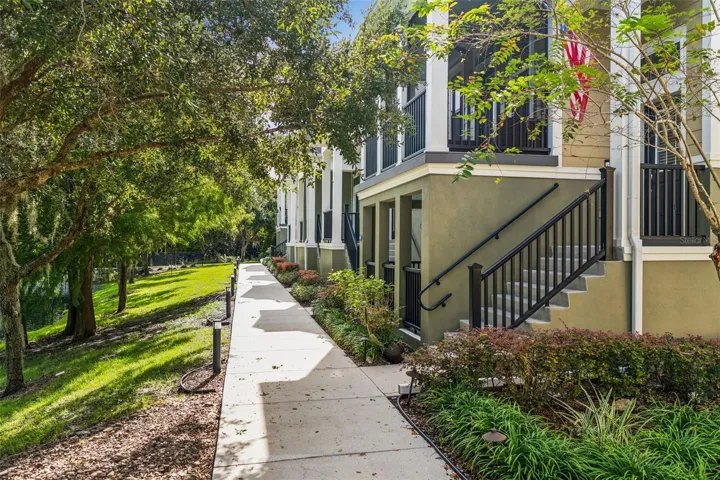 View of the Front Sidewalk to Home