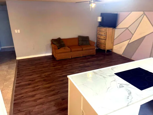 Open concept living area - great flow for living or rental