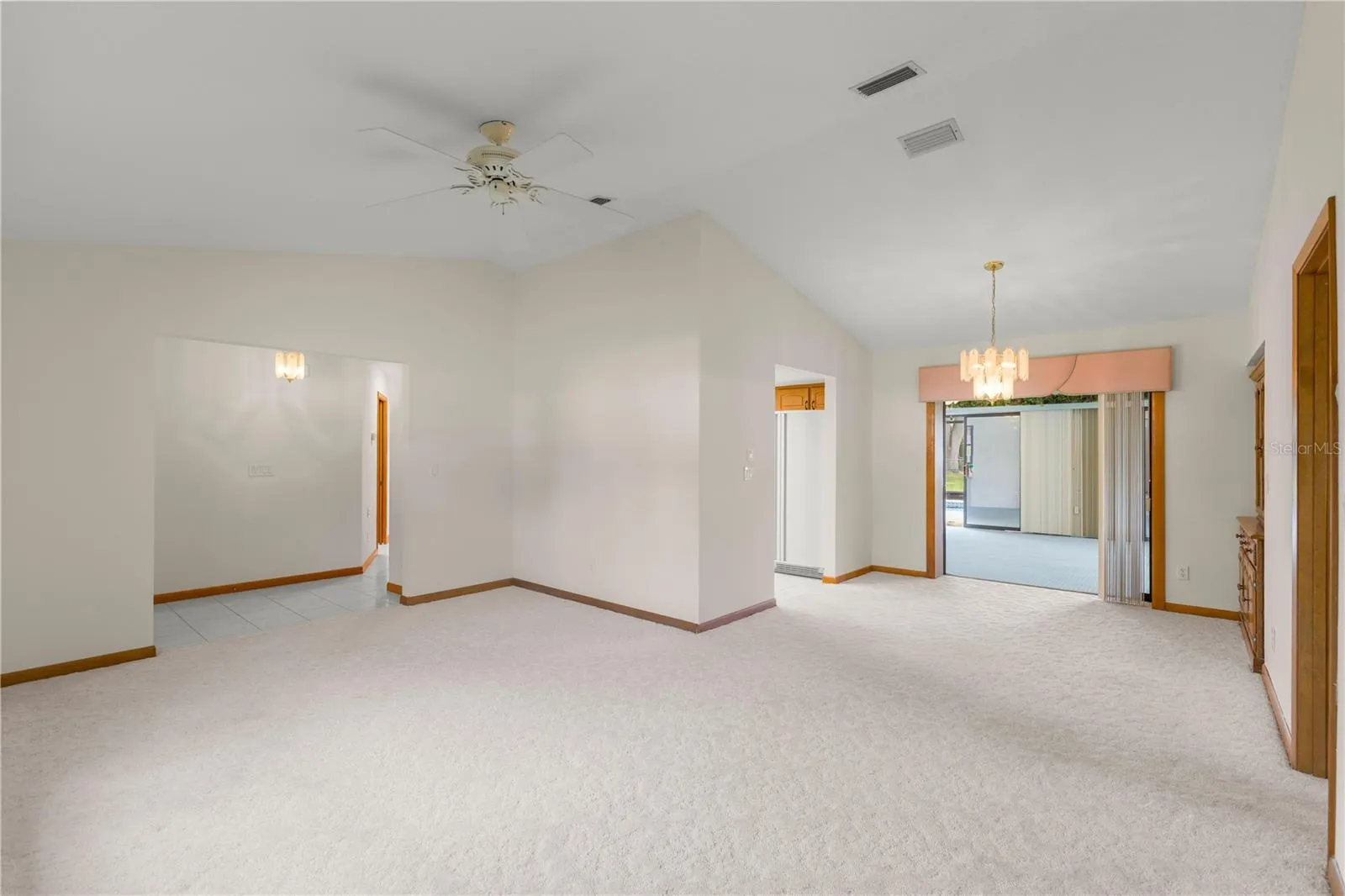 View from Den or Formal Living Room