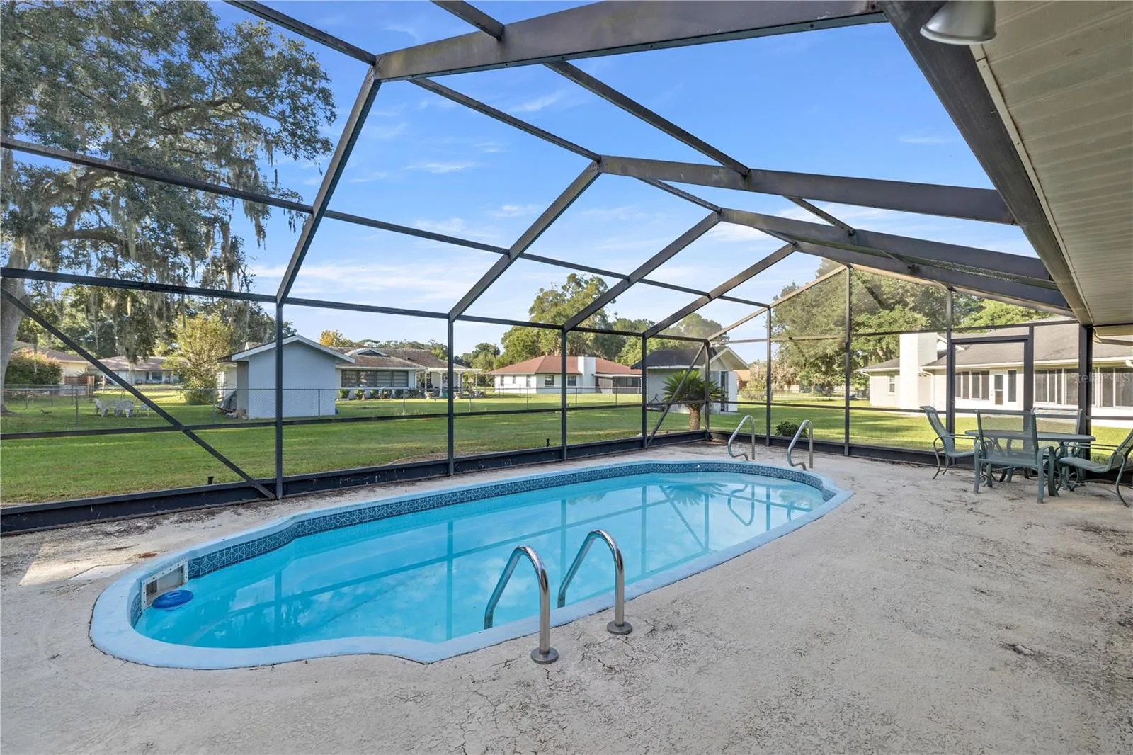 Screened in Pool Area