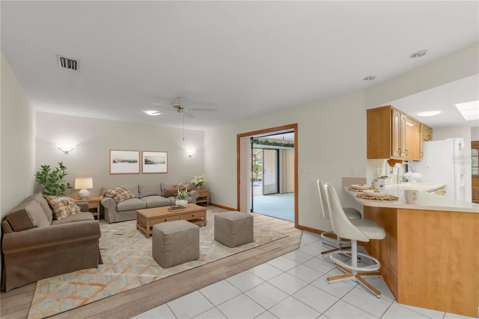 Living Room-Virtually Staged