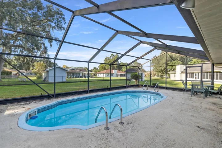 Screened in Pool Area