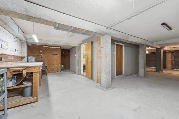 3 Car Garage with Work Space