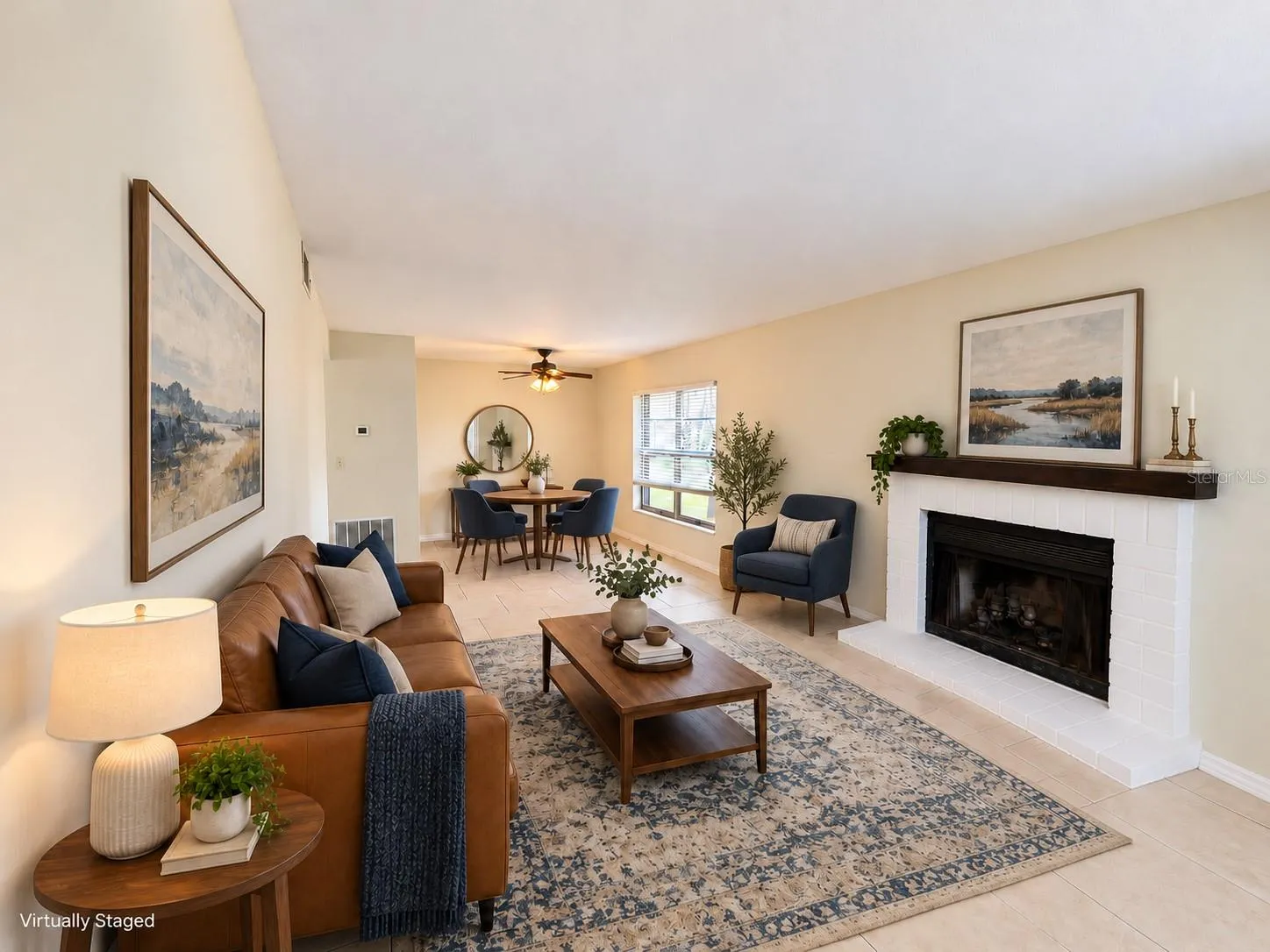 Staged great room