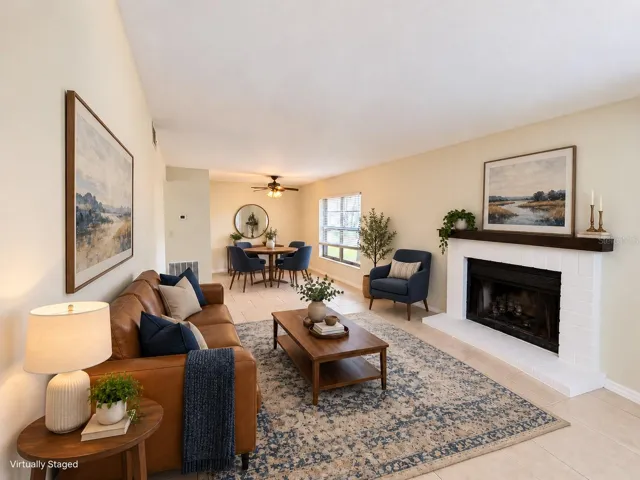 Staged great room