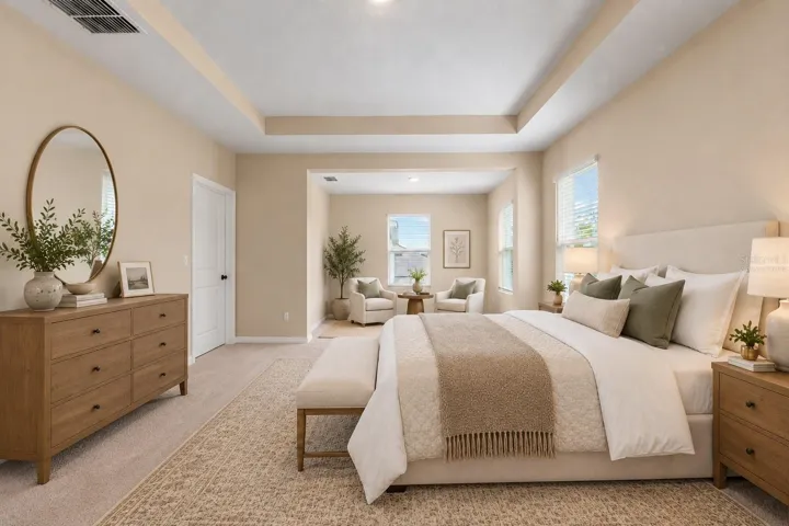 Virtually Staged - Primary Bedroom