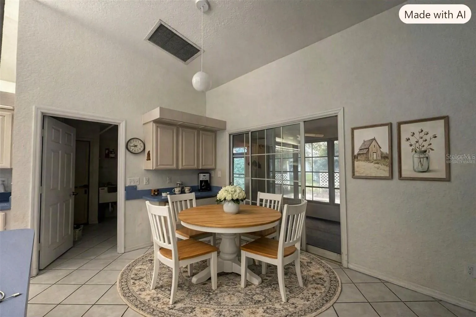 virtually staged-Dinette