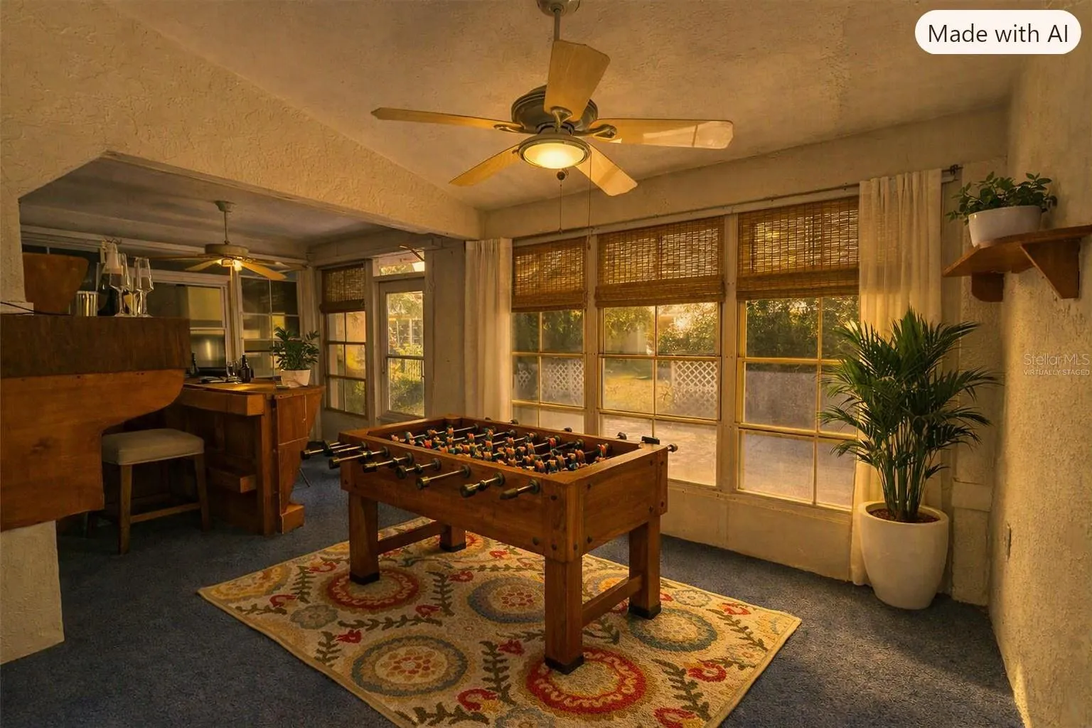 virtually staged-lanai