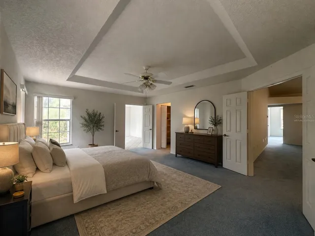 Virtually staged-Master Bedroom