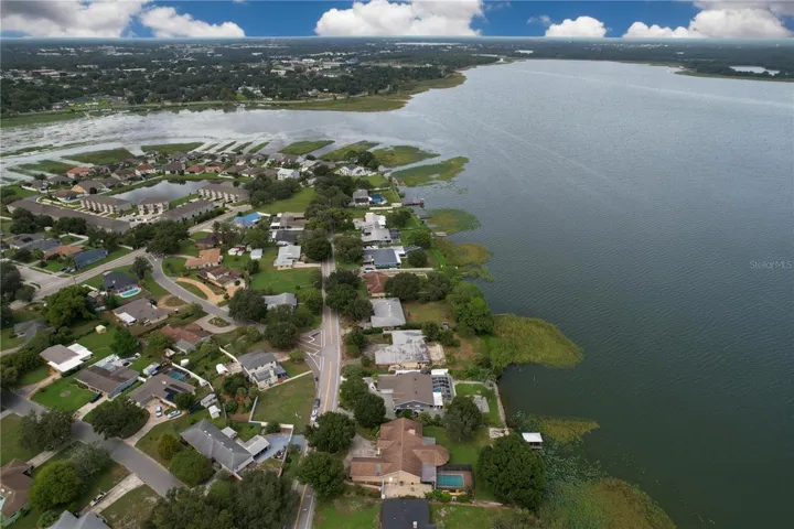 Aerial view of property
