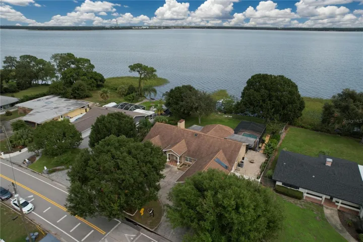 Aerial view of property