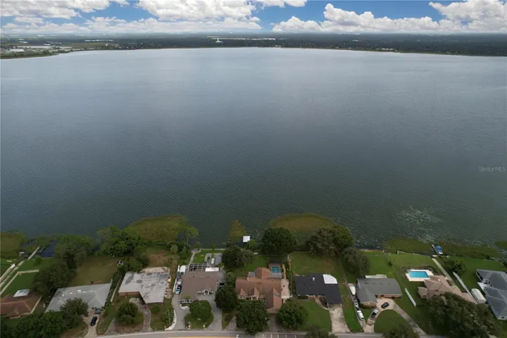 Aerial view of property