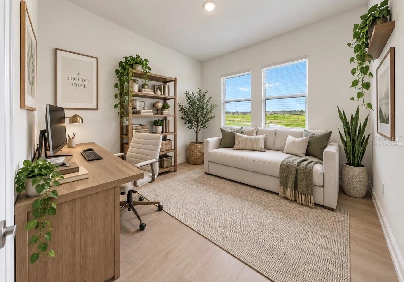 Virtually Staged Office