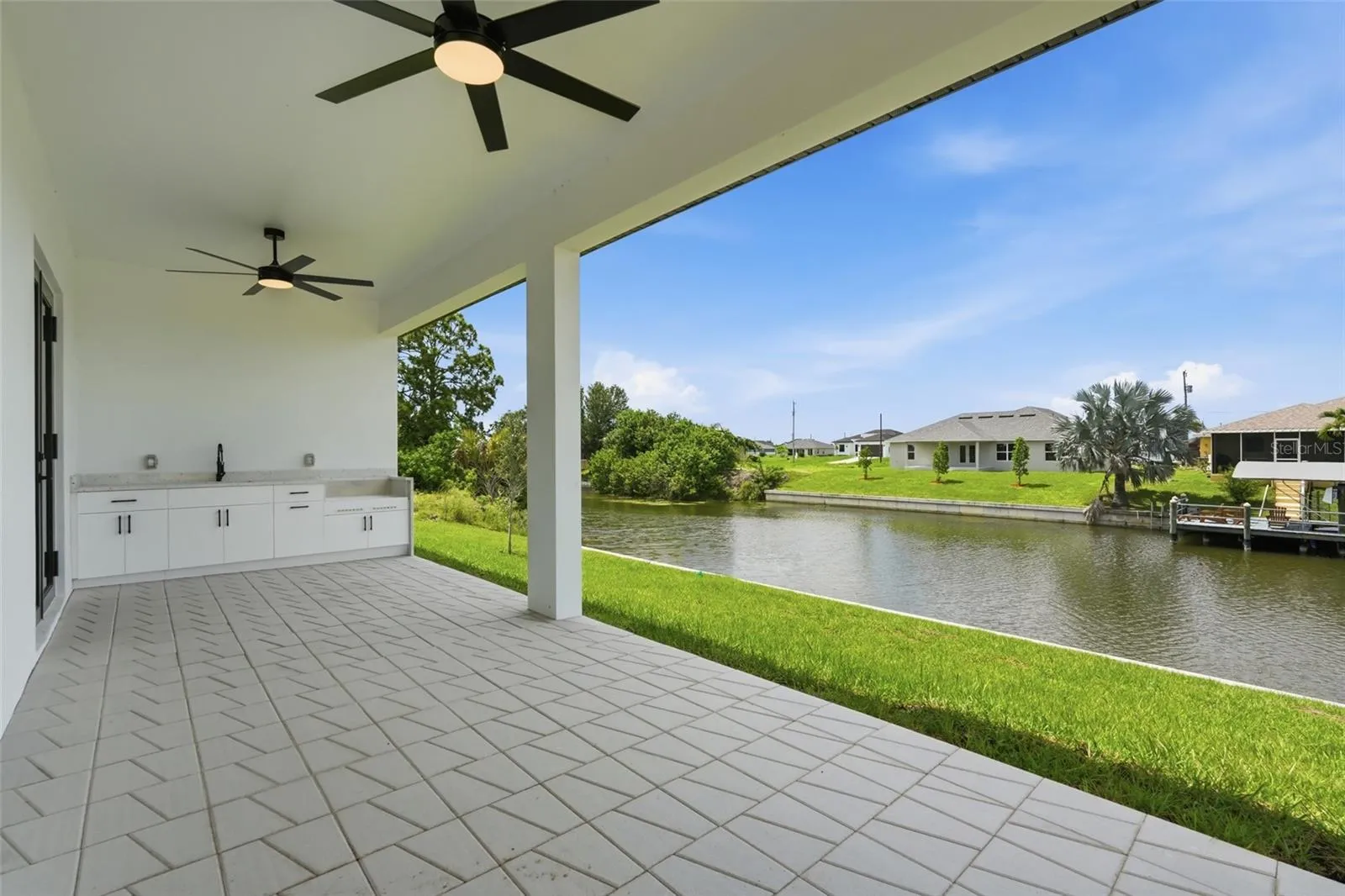 LANAI WITH CANAL VIEW