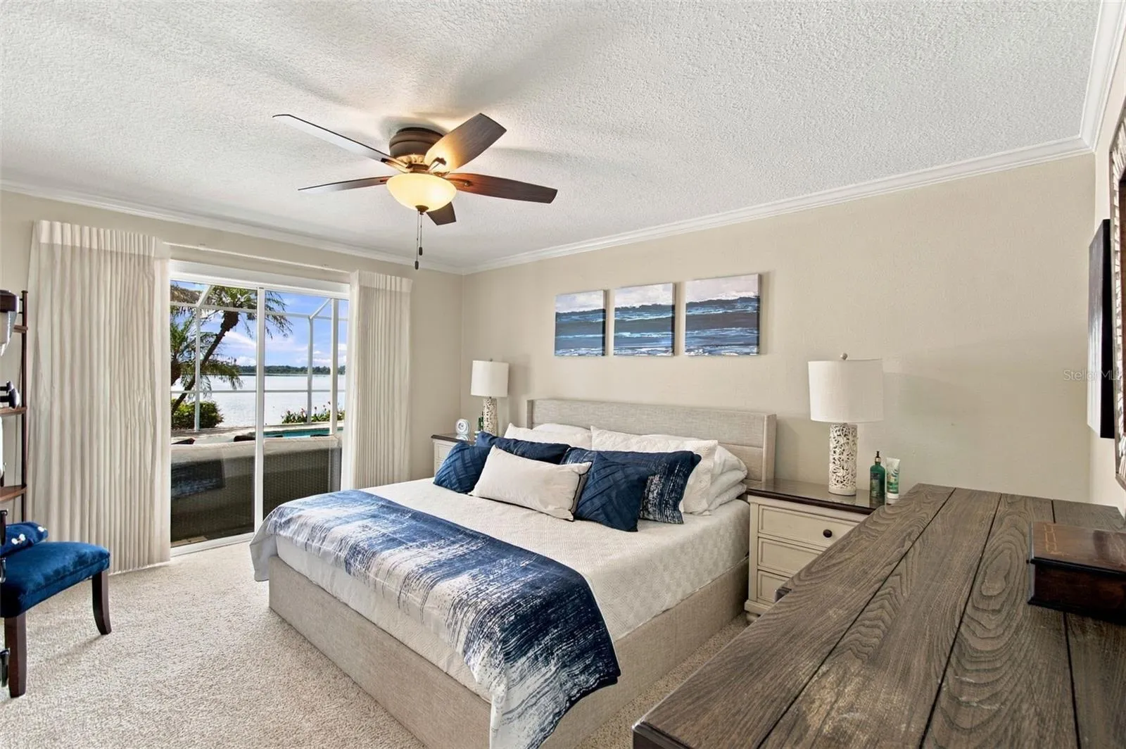 Lakeview primary suite
