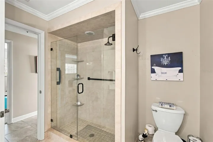Guest bathroom - step in shower
