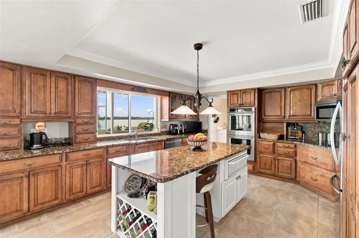 Lakeview custom island kitchen - Updated Stainless appliances