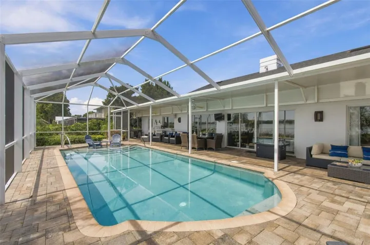 Screen enclosed pool