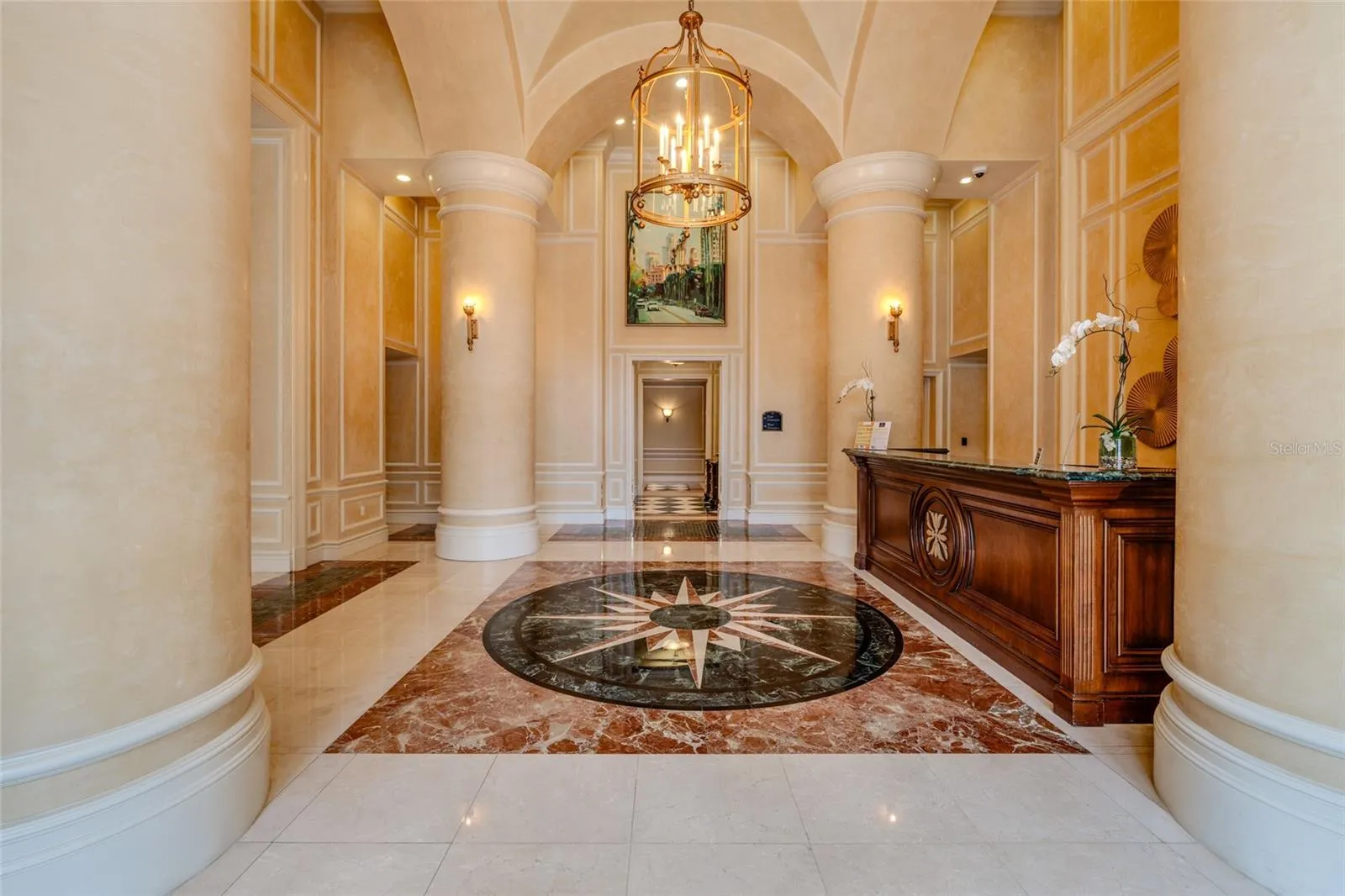 Parkshore Plaza Front Lobby with 24-hour concierge service